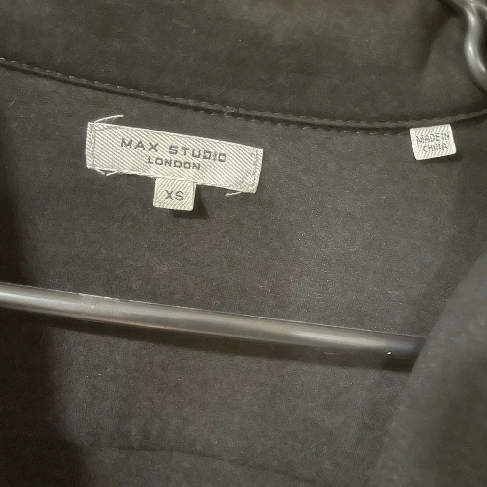 Max Studio Black Bomber Jacket